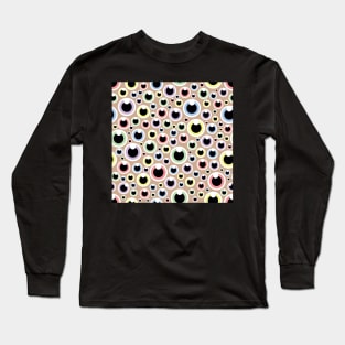 Pastel Googly Eyes Long Sleeve T-Shirt